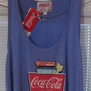 Wildfox X Coca-Cola Coke Tank sz Large NWT New